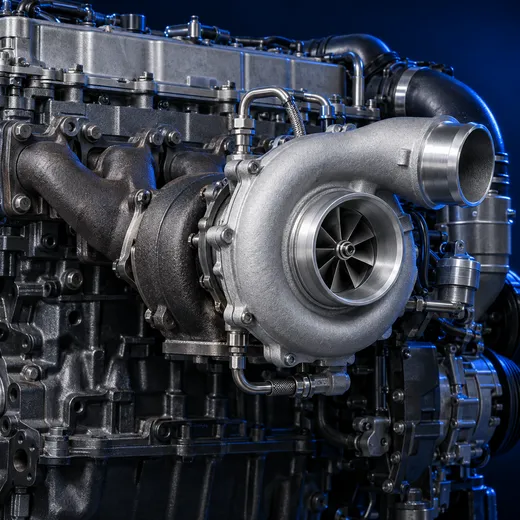 Turbo MAHLE instalado en motor diésel de flota pesada